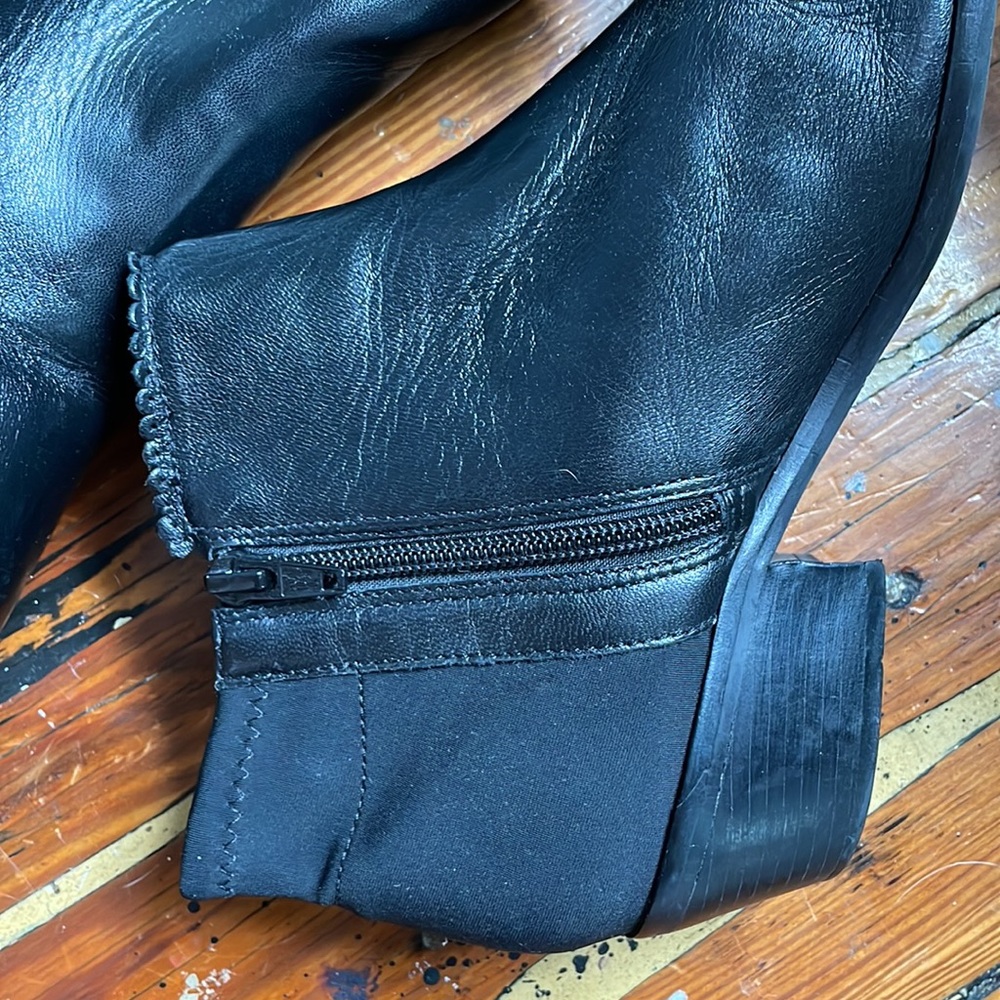 Size 8 Jack Rogers black leather booties - Picture 5 of 5